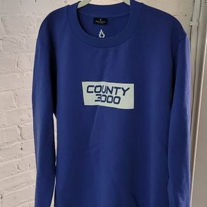 Marcelo Burlon Blue Sweatshirt